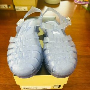 BNIB Mini Melissa possession fisherman sandal jelly in lilac size 12